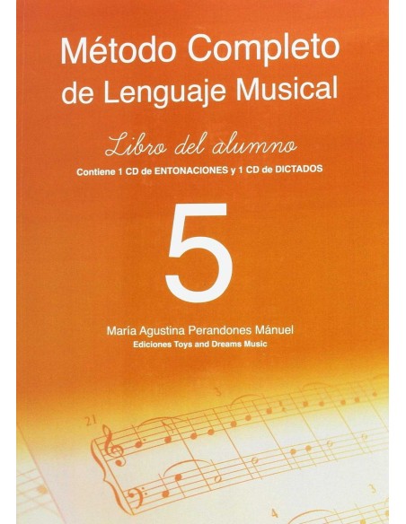 METODO COMPLETO DE LENGUAJE MUSICAL 5º NIVEL LIBRO DEL ALUMNO